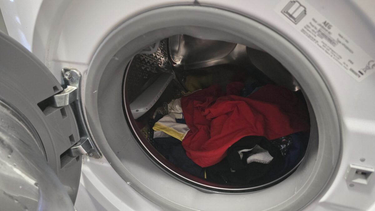 prádlo v práčke
