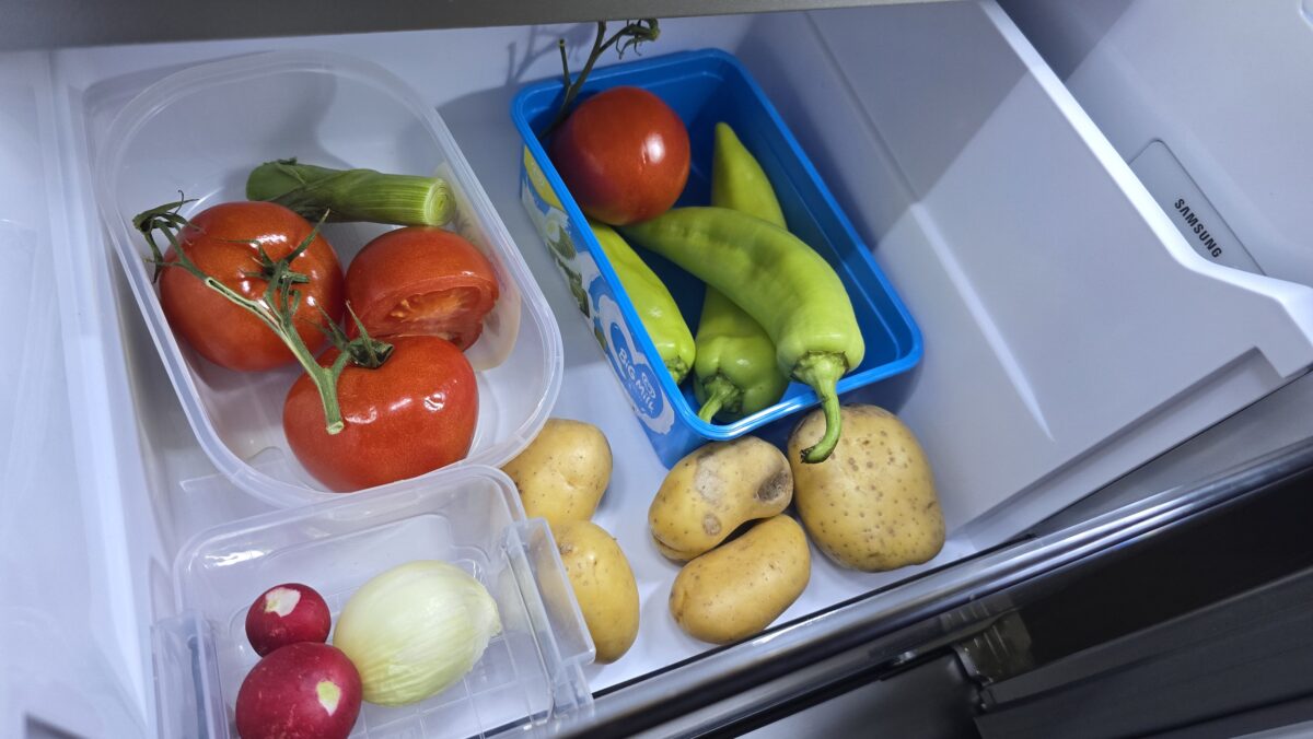 zelenina v chladničke