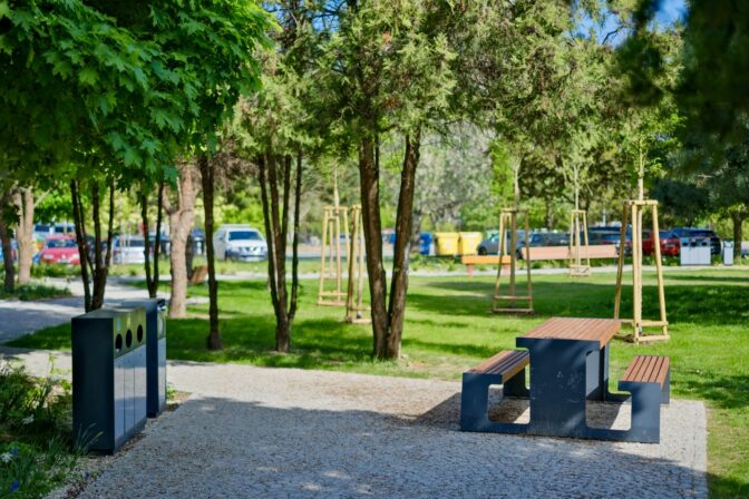 Zrevitalizovaný park v Ružinove, Bratislava