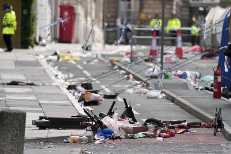 Britain Liverpool Car Ramming