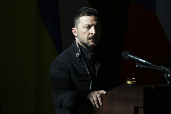 Volodymyr Zelenskyj v Prahe na návšteve Česka