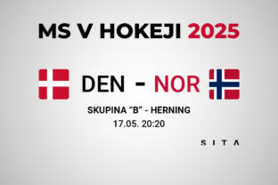 Dánsko - Nórsko, výsledok MS v hokeji 2025