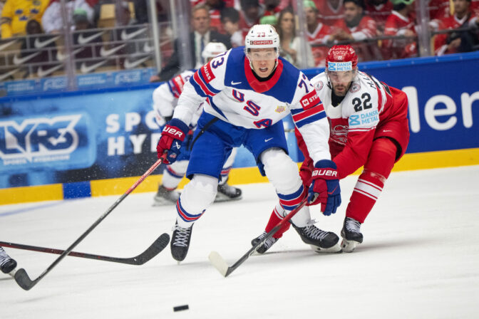 MS v hokeji 2025: Dánsko - USA