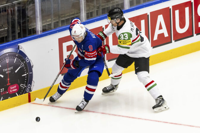 MS v hokeji 2025: USA - Maďarsko