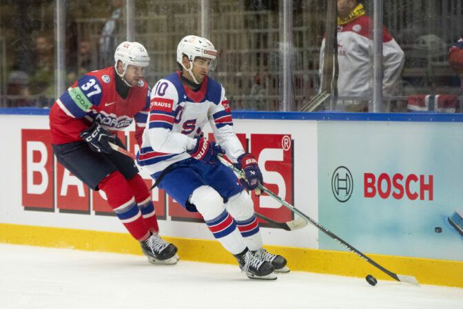 MS v hokeji 2025: USA - Nórsko