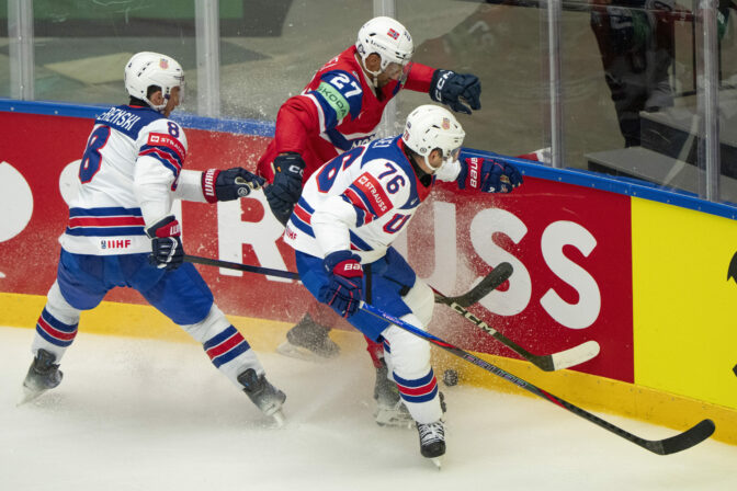 MS v hokeji 2025: USA - Nórsko