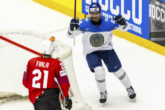 Zápas Švajčiarsko - Kazachstan na MS v hokeji 2025