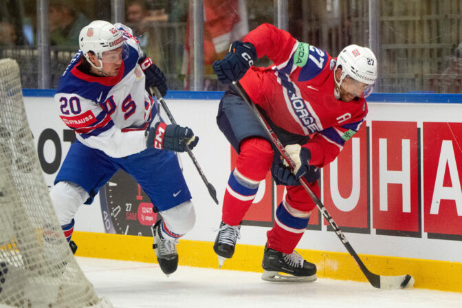 MS v hokeji 2025: USA - Nórsko