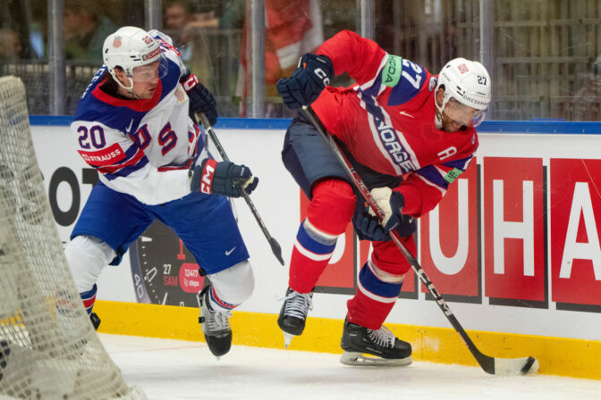 MS v hokeji 2025: USA - Nórsko