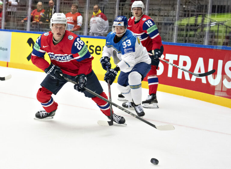 Zápas Nórsko - Kazachstan na MS v hokeji 2025