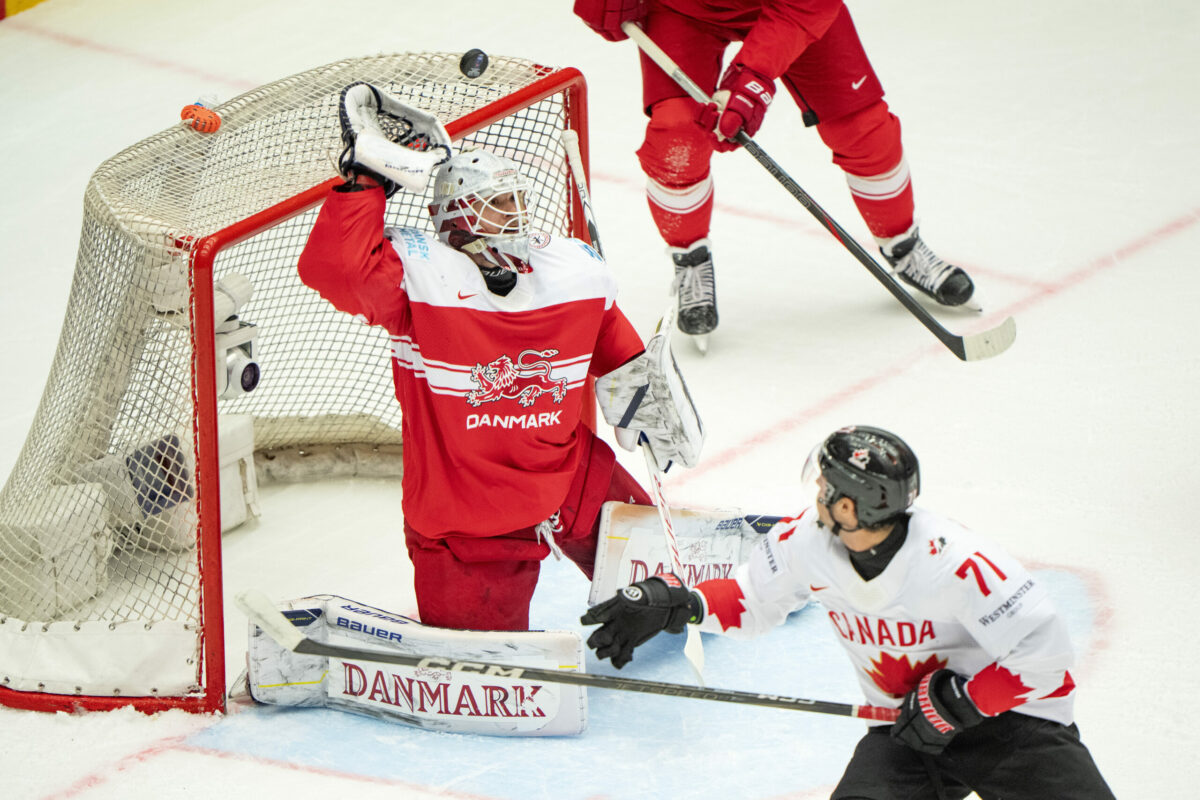 Štvrťfinále, zápas MS v hokeji 2025: Kanada - Dánsko