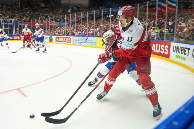 MS v hokeji 2025: Dánsko - USA