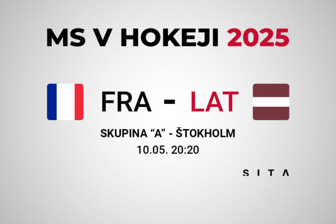Francúzsko - Lotyšsko, výsledok zápasu na MS v hokeji 2025