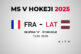 Francúzsko - Lotyšsko, výsledok zápasu na MS v hokeji 2025