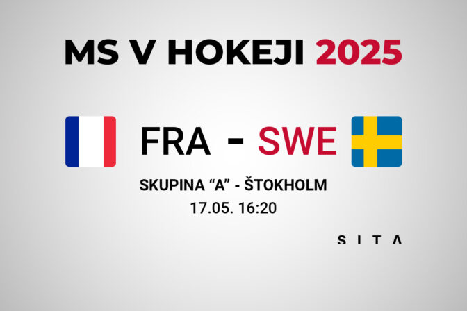 Francúzsko - Švédsko, výsledok zápasu MS v hokeji 2025