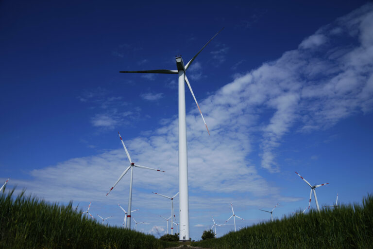 veterné turbíny farma