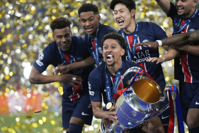 Futbal (finále Ligy majstrov): Paríž St. Germain - Inter Miláno - fotografie