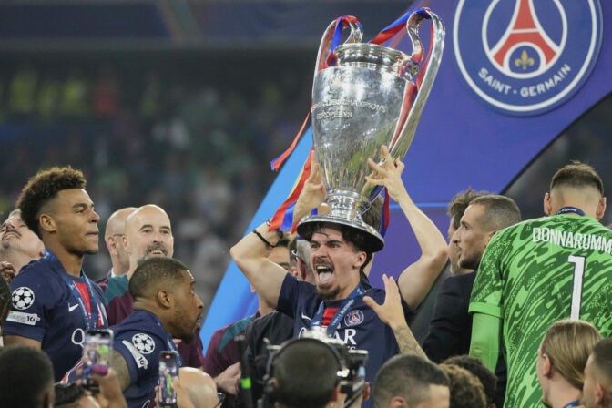 Futbal (finále Ligy majstrov): Paríž St. Germain - Inter Miláno - fotografie
