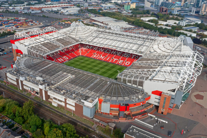 Manchester United, Old Trafford Stadium.