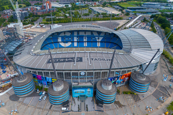 Manchester City, Etihad Stadium.