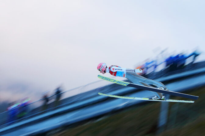 "64th FOUR HILLS TOURNAMENT SKY JUMPING IN GARMISCH PATENKIRCHEN"
