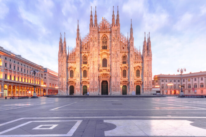 Milan Cathedral on Piazza del Duomo, Milan, Italy