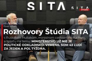 Minister Rudolf Huliak počas rozhovoru pre agentúru SITA.