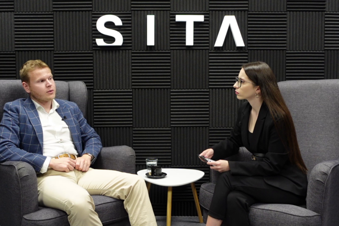 Italianista a teológ Ľubomír Švorca počas rozhovoru pre agentúru SITA.