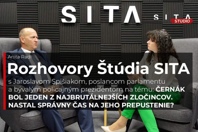 Jaroslav Spišiak počas rozhovoru pre agentúru SITA.