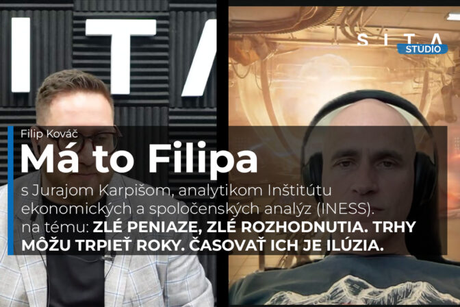 Juraj Karpiš., analytik Inštitútu ekonomických a spoločenských analýz (INESS).