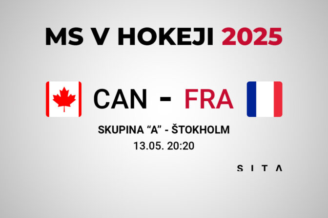 Kanada - Francúzsko, výsledok zápasu na MS v hokeji 2025