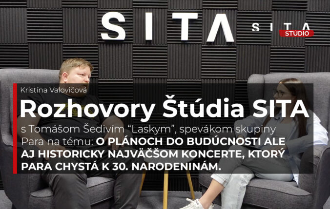 Lasky zo skupiny Para počas rozhovoru pre agentúru SITA.