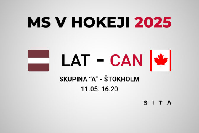 Lotyšsko - Kanada, výsledok zápasu na MS v hokeji 2025