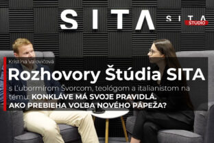 Italianista a teológ Ľubomír Švorca počas rozhovoru pre agentúru SITA.