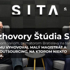 Bratislavský primátor Matúš Vallo počas rozhovoru pre agentúru SITA.