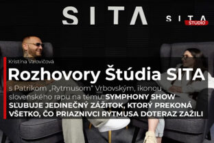 Patrik "Rytmus" Vrbovský počas rozhovoru pre agentúru SITA.