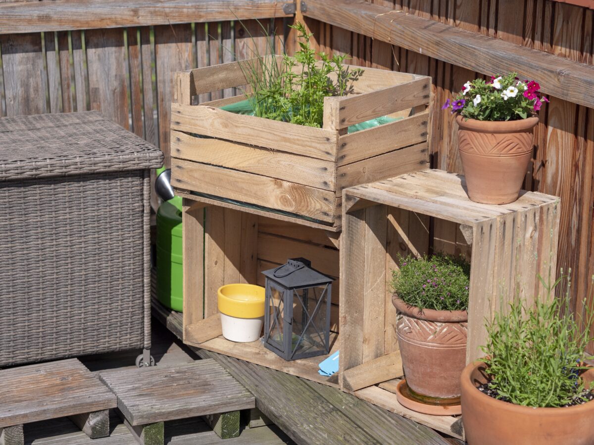 staré drevené prepravky