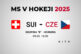 Švajčiarsko - Česko, výsledok zápasu na MS v hokeji 2025