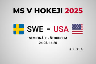 Hokej: Švédsko - USA, výsledok semifinále MS v hokeji 2025