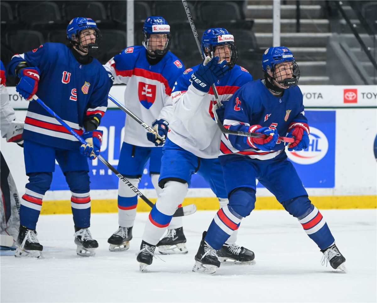MS v hokeji do 18 rokov: Slovensko - USA