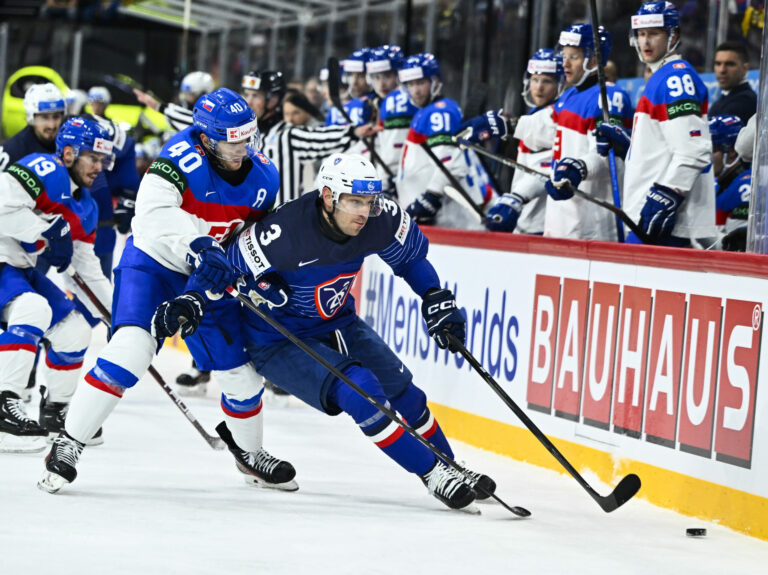 Zápas Slovensko - Francúzsko na MS v hokeji 2025