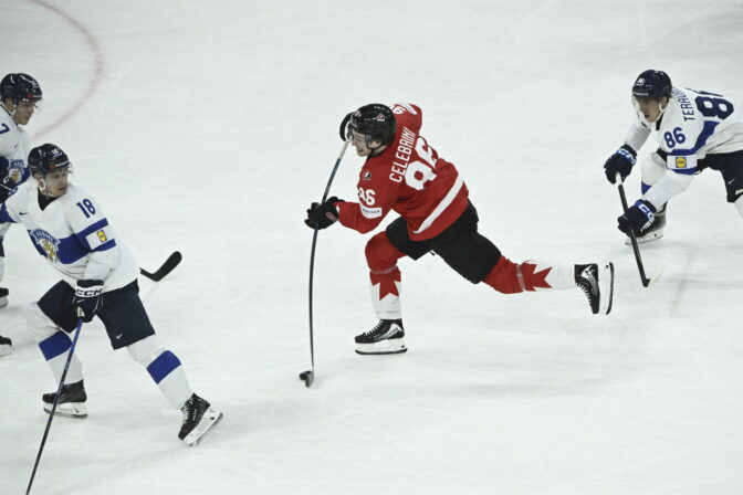 Zápas Kanada - Fínsko na MS v hokeji 2025