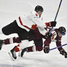 Zápas Lotyšsko - Kanada na MS v hokeji 2025