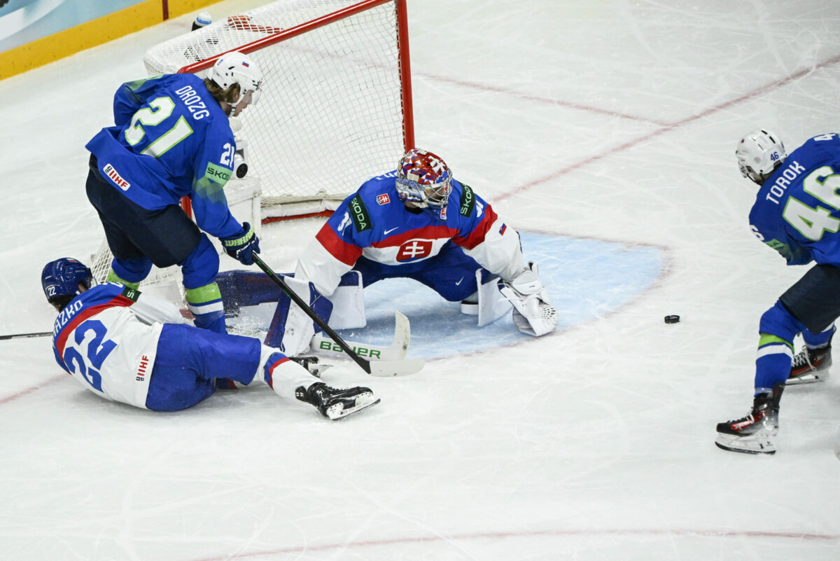 Zápas Slovensko - Slovinsko na MS v hokeji 2025