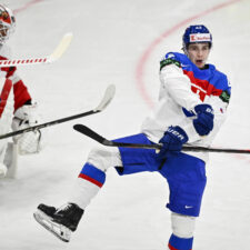 Zápas Slovensko - Rakúsko na MS v hokeji 2025.