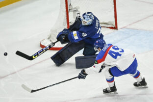 Zápas Slovensko - Fínsko na MS v hokeji 2025.