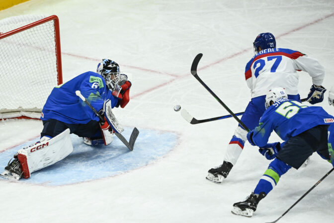 Zápas Slovensko - Slovinsko na MS v hokeji 2025