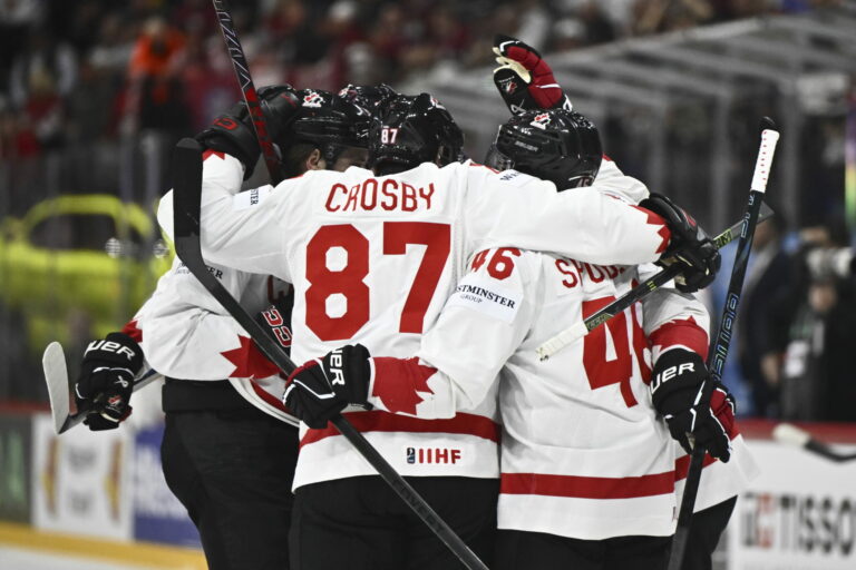 Zápas Lotyšsko - Kanada na MS v hokeji 2025