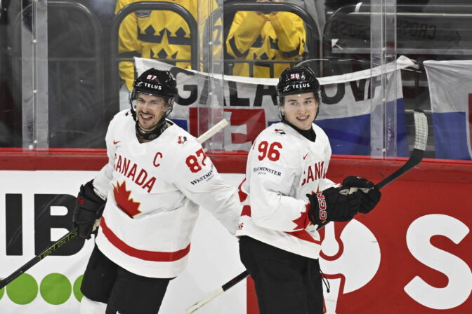 Zápas Slovensko - Kanada na MS v hokeji 2025.