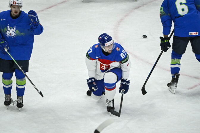 Zápas Slovensko - Slovinsko na MS v hokeji 2025